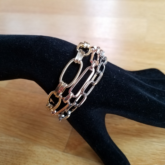 Free People Jewelry - Free People Triple Chain Bracelet